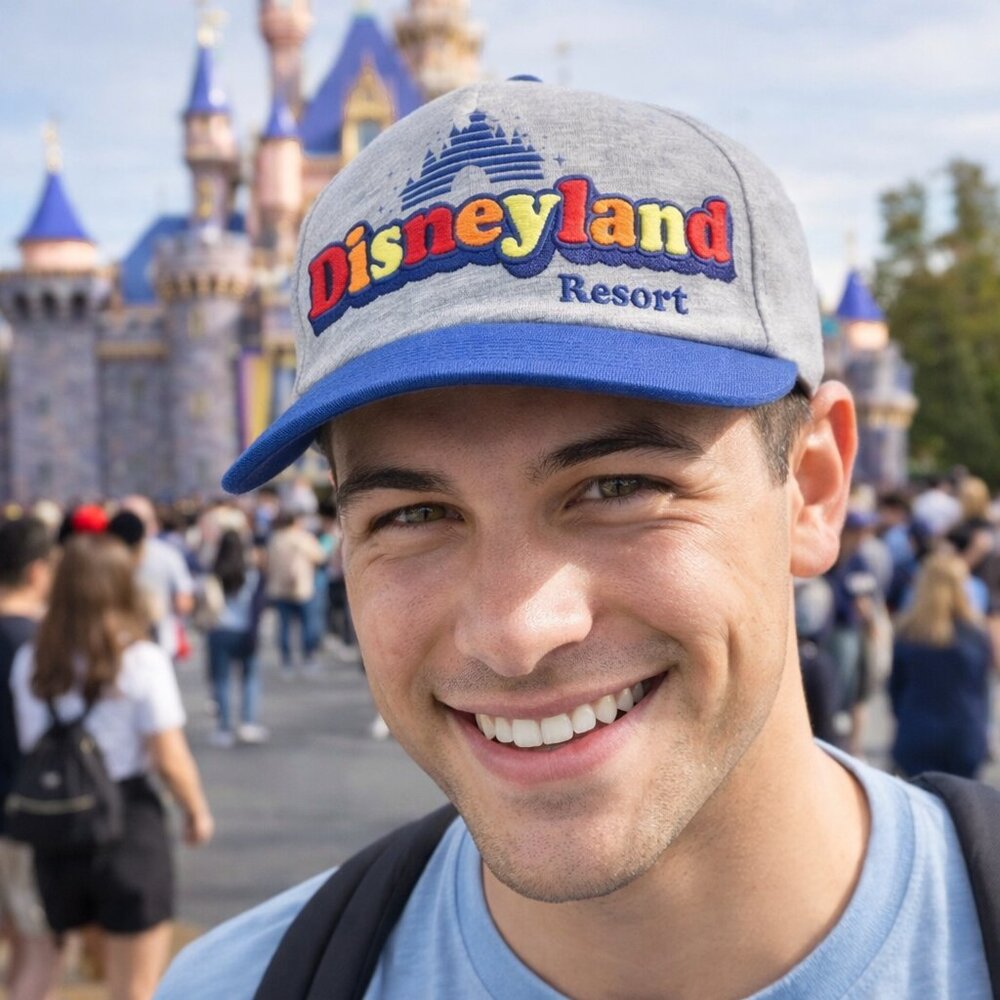 New Disneyland Resort 55 Retro Disney Baseball Hat Cap Snapback Adjustable Adult